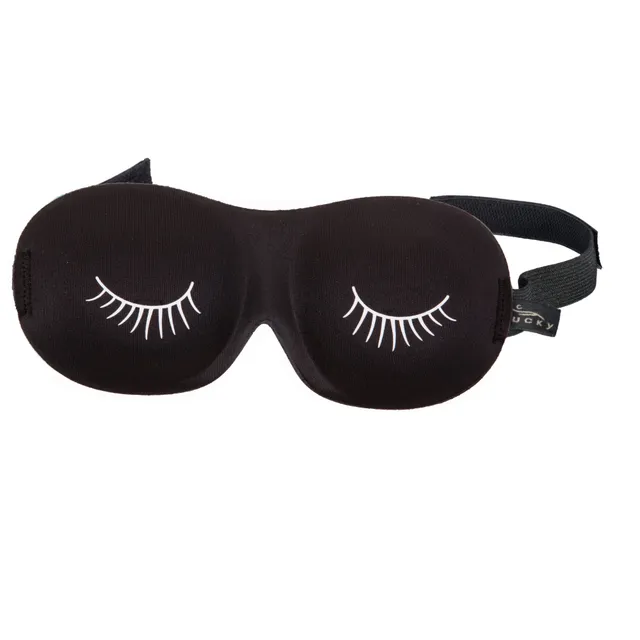 bucky-ultralight-schlafmaske-black-white-eyelashes-federleichte-konturierte-mask image 1