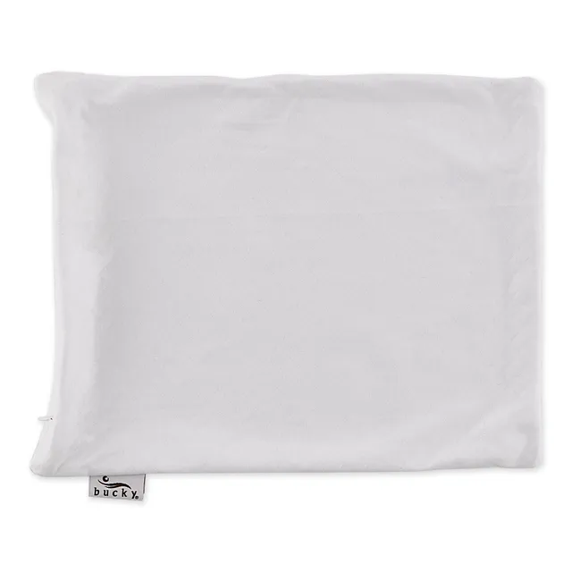 bucky-travel-duo-quilted-white-bed-pillow-cover-gesteppter-baumwollkissenbezug-f image 1