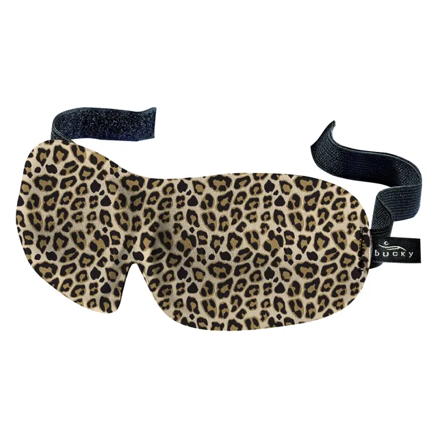 bucky-40-blinks-sleep-mask-geformte-konturschlafmaske-mit-tiefenschalen-leopard image 1