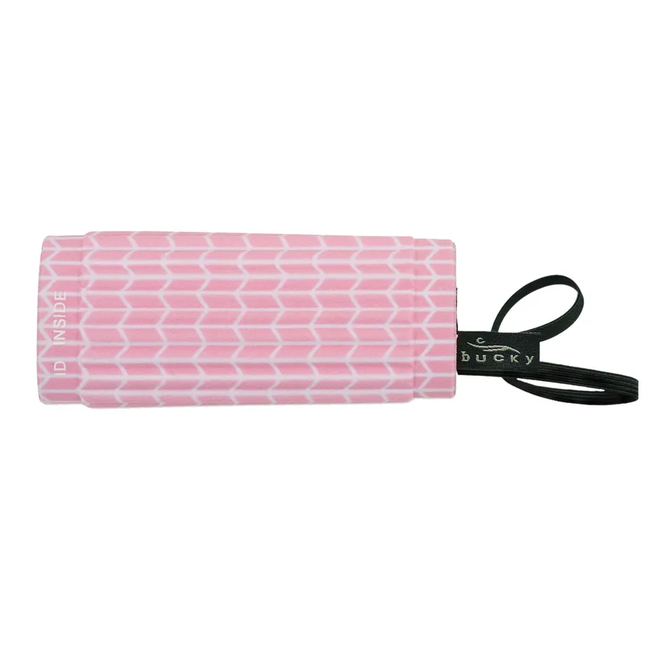 bucky-identigrip-koffergriff-wrap-pink-chevron-gepolsterter-griffschutz-mit-inte image 1