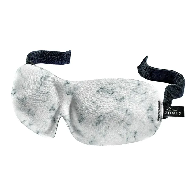 bucky-40-blinks-schlafmaske-konturierte-3d-schlafbrille-marble-druckfrei-wimpern image 1