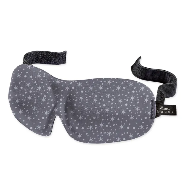 bucky-40-blinks-schlafmaske-snowflakes-konturierte-3d-augenmasse-mit-druckfreien image 1
