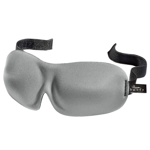 bucky-40-blinks-schlafmaske-cool-gray-konturierte-3d-augenmasse-mit-druckfreien- image 1