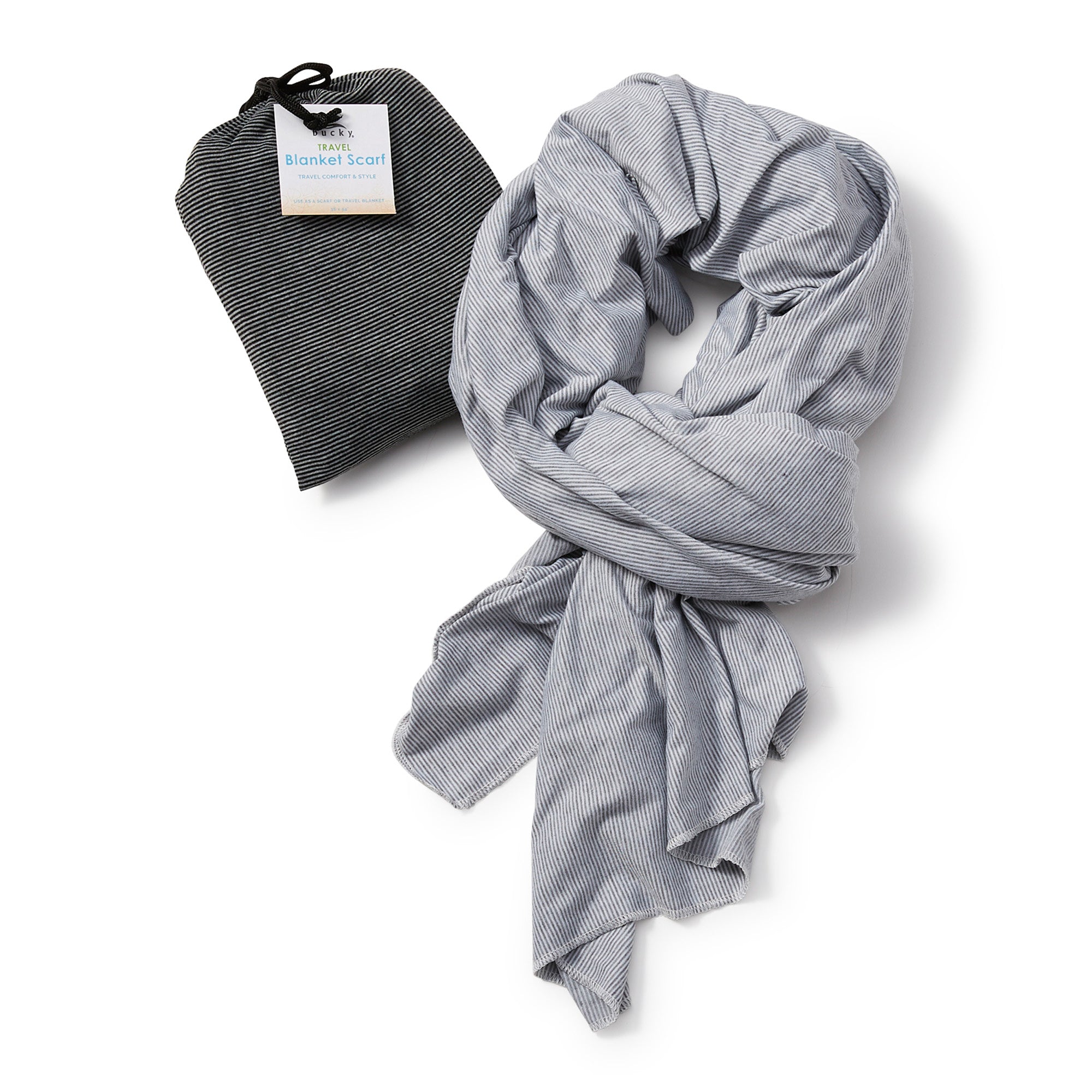 bucky-blanket-scarf-gray-stripe-fleece-schal-decke-122-x-142-cm-mit-reiset-schch image 6