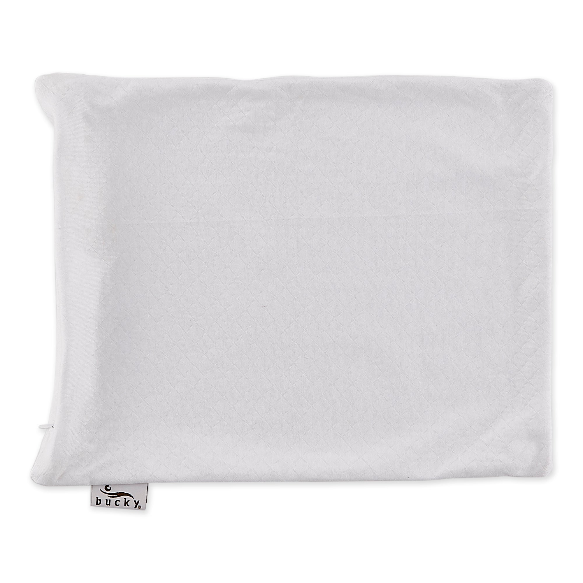 bucky-travel-duo-quilted-white-bed-pillow-cover-gesteppter-baumwollkissenbezug-f image 1