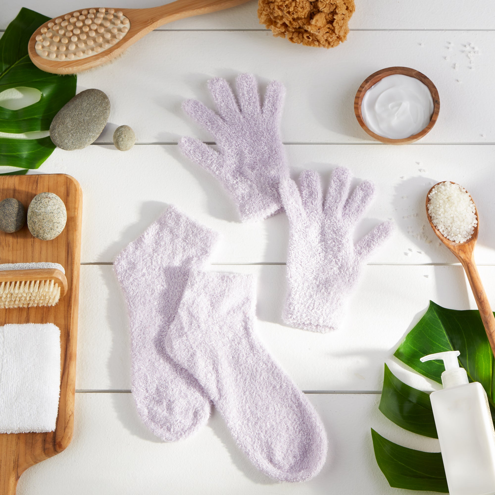 bucky-spa-socks-gloves-set-aloe-infundiert-lila-one-size image 3