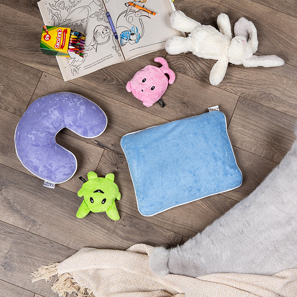 bucky-jr-u-form-reisekissen-f-r-kinder-buchweizenh-lsen-nackenkissen-blau-32-x-2 image 6