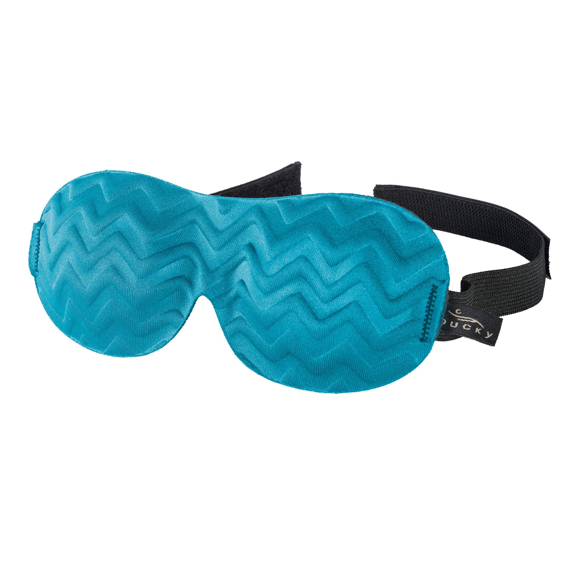 bucky-ultralight-sleep-mask-blue-jade-chevron-ultraleichte-schlafmaske-f-r-schma image 1